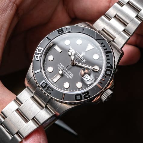 rolex yacht-master 42 acciaio|rolex titanium yacht master 2023.